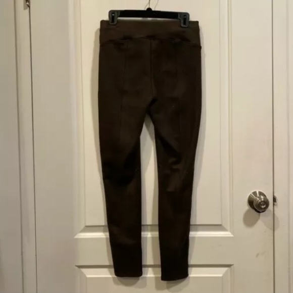 Spanx Faux Suede Leggings in Color Chocolate - Picture 5 of 5